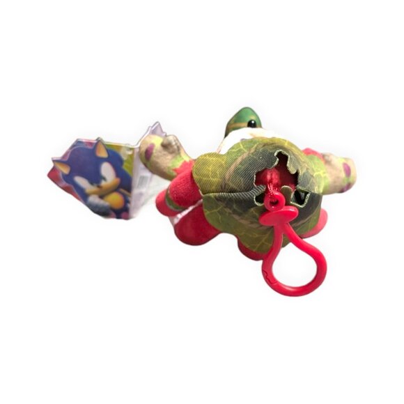 SONIC PRIME NETFLIX Plush Clip-On 15cm 6" Knuckles Keyring Toy - NEW with Tags - Picture 5 of 6